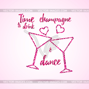 Valentines Day template - vector image