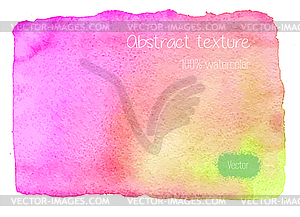 Real watercolor abstract texture - vector image