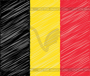 Belgium flag design elements - vector clipart