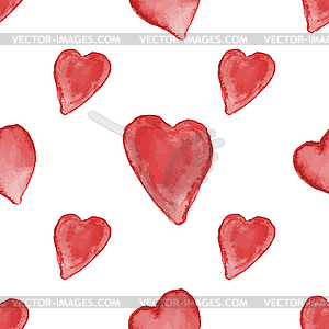 Watercolor seamless pattern - vector image