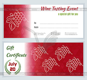 Wine business template - vector clipart