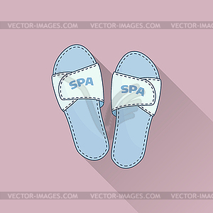 Spa flat icon - vector image