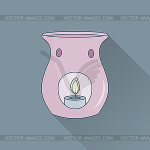Spa flat icon - vector clipart
