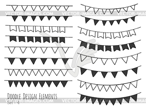 Doodle design elements - vector image