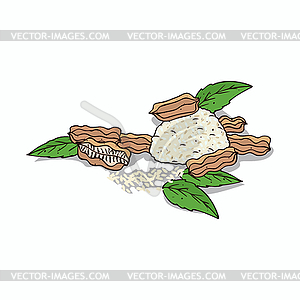 Clipart Sesame - vector image