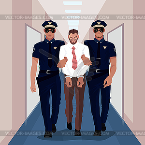 police arresting clipart