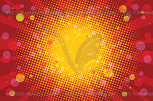 Warm Sunny carnival background - vector image