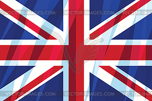 Great Britain, United Kingdom flag - vector image