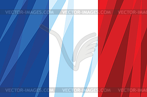 National flag of France - vector clip art