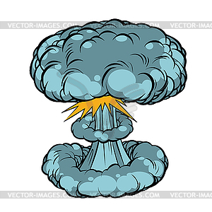 Nuclear explosion - vector clipart