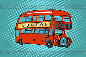 London double Decker bus - vector image