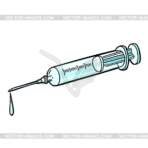 Syringe - vector clip art