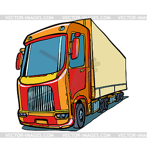 Truck. freight traffic - vector image