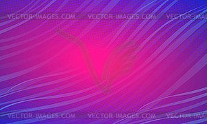 Blue Magenta wave festive abstract background. - vector clipart