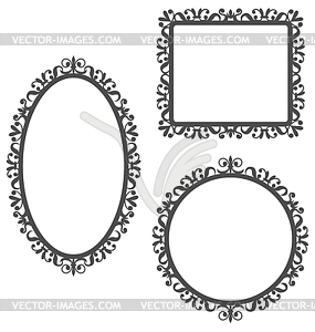 Vintage frames - vector image