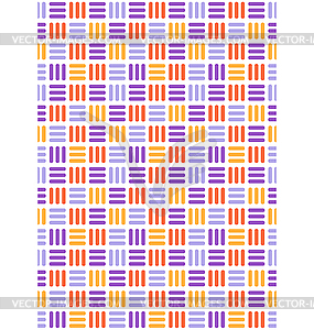 Seamless bright fun abstract mosaic knitted - vector image