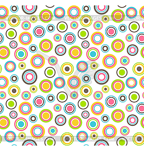 Bright fun abstract seamless pattern with - vector image