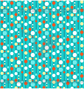 Seamless bright fun abstract vertical pattern with - vector image