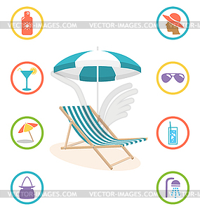 What You Need to Remember in Summertime. Informatio - vector clipart