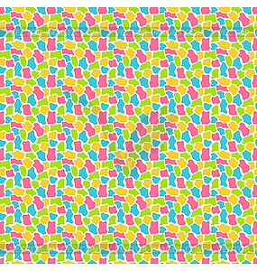 Bright fun abstract seamless pattern with spots - vector image