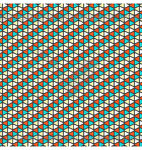 Bright mosaic seamless pattern - vector image