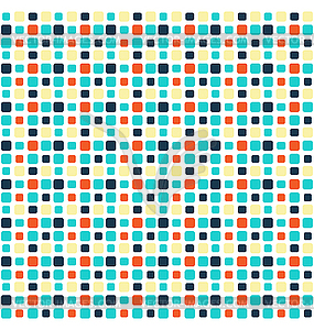 Seamless bright mosaic abstract pattern - vector image