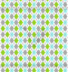 Seamless Bright Abstract Rhombus Pattern - vector clip art