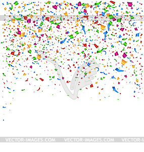 Праздничный праздник Яркий конфетти - векторизованное изображение клипарта
