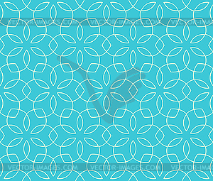 Seamless Bright Fun Abstract Ornament Pattern - vector clip art