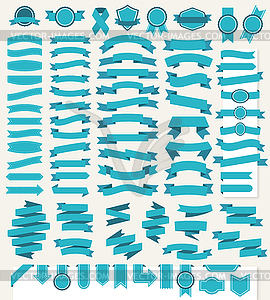Ribbons and Labels Collection - vector image