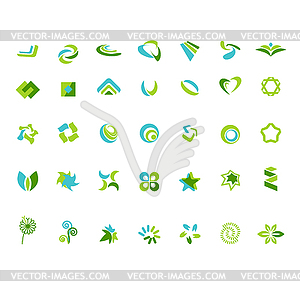 Различные абстрактные символы модные - векторное изображение клипарта