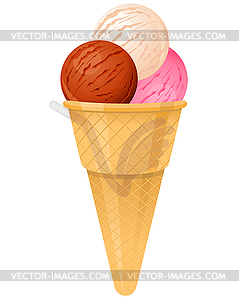 Icecream cone - vector clipart