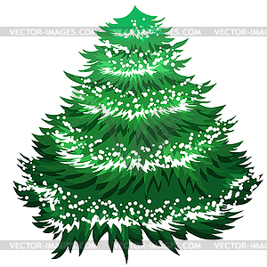 Christmas tree - vector clip art