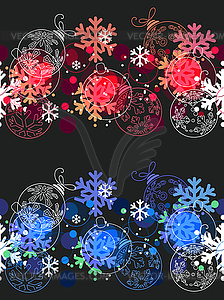 Beautiful seamless Christmas pattern - vector image