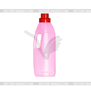 Laundry detergent plastic bottle - vector clipart