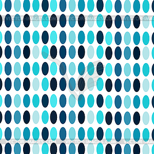 Blue ovals abstract vintage background - royalty-free vector image