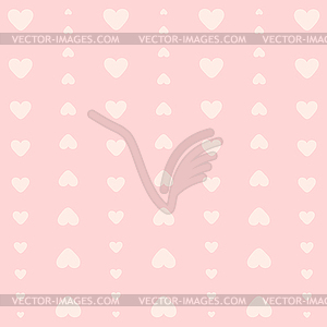 Heart Valentines day on pink background - vector image