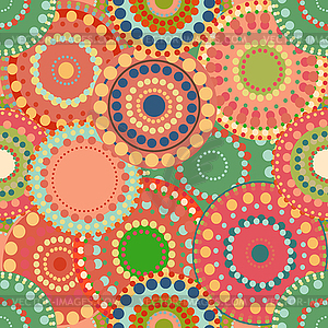 Seamless pattern spring baby with bright colorful - vector image