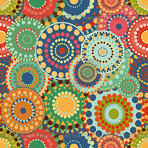 Seamless pattern spring baby with bright colorful - vector image