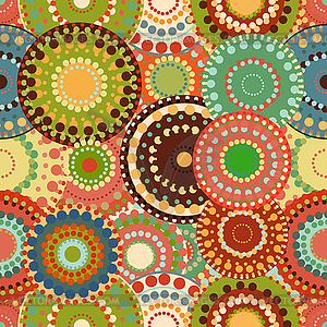 Seamless pattern spring baby with bright colorful - vector clipart