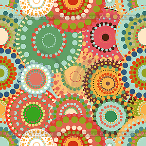 Seamless pattern spring baby with bright colorful - royalty-free vector clipart
