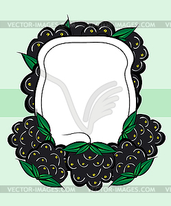 Labels berry BlackBerry - vector EPS clipart