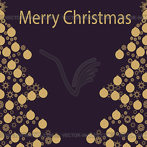 Christmas card background - vector EPS clipart