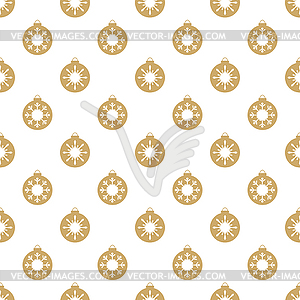 Christmas snowflakes seamless background - stock vector clipart