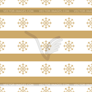 Christmas snowflakes seamless background - vector clip art