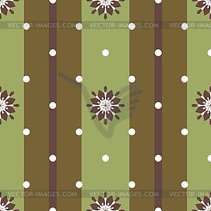 Christmas snowflakes seamless background - vector clipart