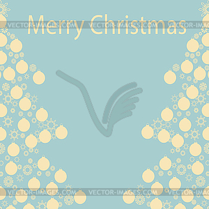 Christmas card background - vector clip art