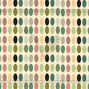 Ovals colorful abstract background - vector image