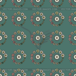 Bright Varicolored seamless pattern background - vector image