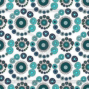 Bright Varicolored seamless pattern white background - vector clipart